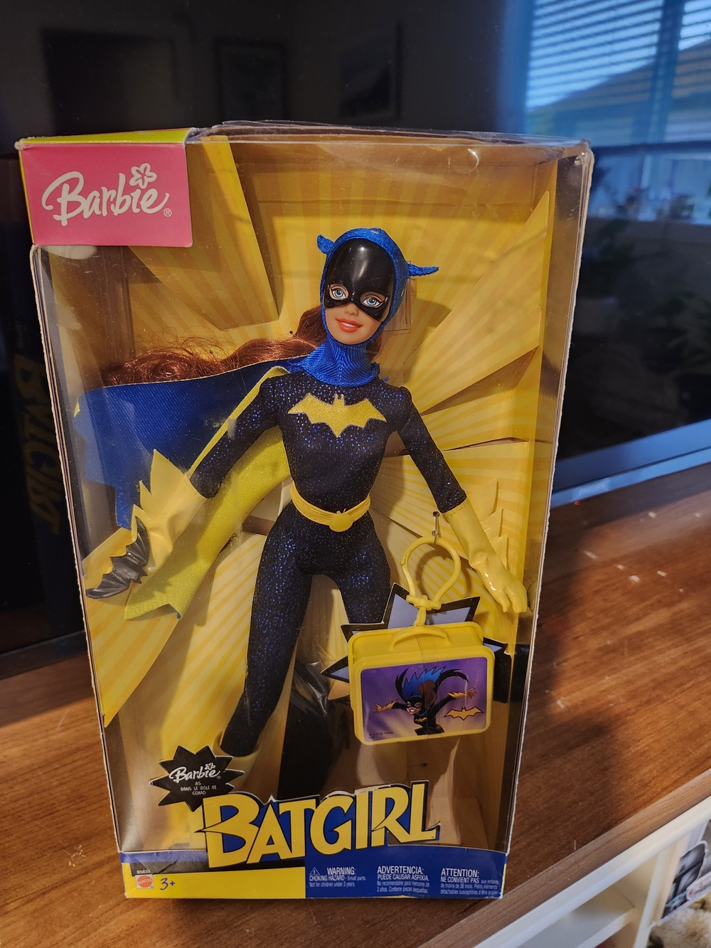 Barbie Batgirl Doll in Black, Yellow & Blue Outfit